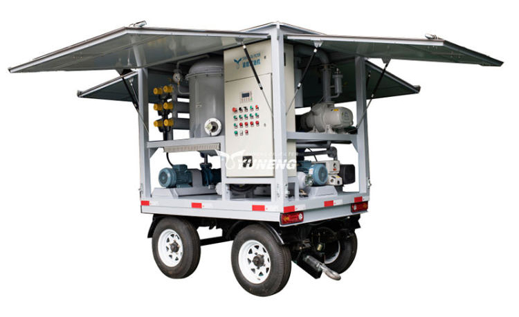 Mobile Transformer Oil Purifier with Trailer and Door